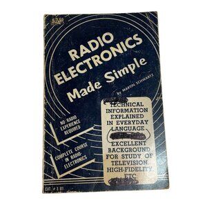 Radio Electronics Made Simple Martin Schwartz 1978 Paperback u